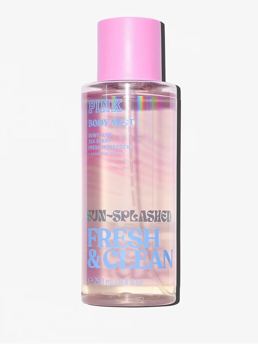 PINK Victoria's Secret Sun-Splashed Fresh & Clean Body Mist - Pink Cap